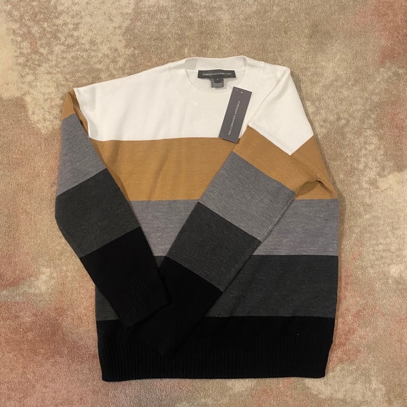 French Connection Sweaters Nwt French Connection Block Stripes